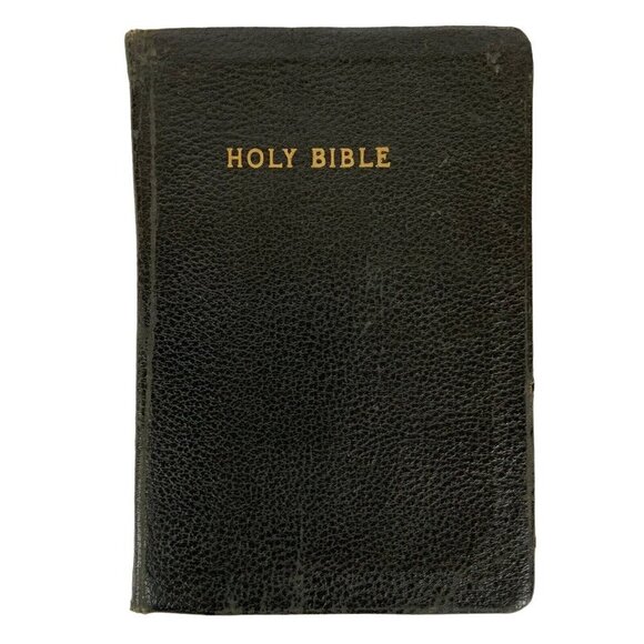 Holy Bible Authorized King James Version World Publishing 1945 Faux Leather - Picture 1 of 10